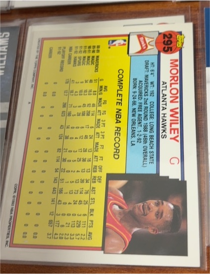 1992-93 Topps #295 Morlon Wiley — front