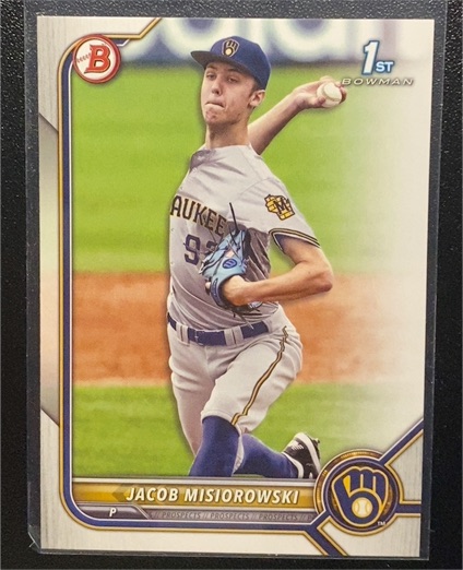 2022 Bowman Draft #BD-132 Jacob Misiorowski — front
