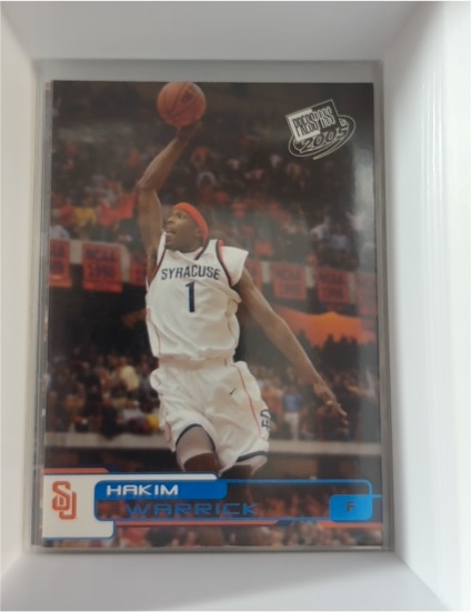 2005 Press Pass #1 Hakim Warrick — front