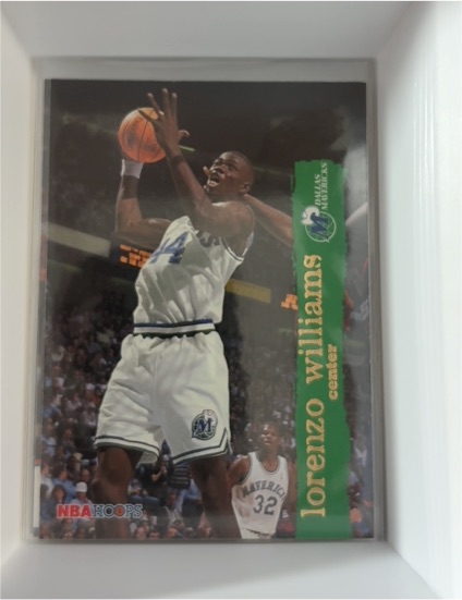 1995-96 NBA Hoops #300 Lorenzo Williams — front