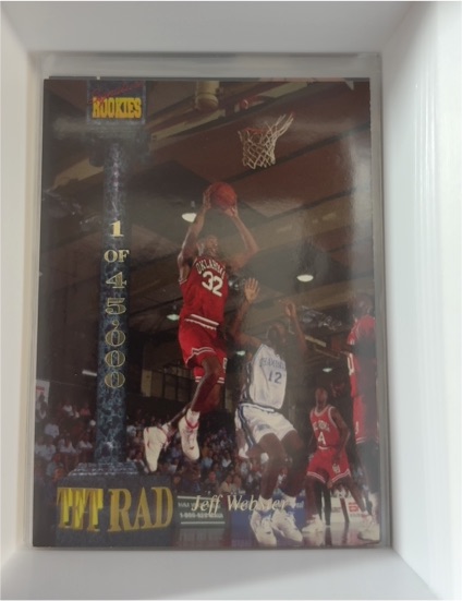1994 Signature Rookies Tetrad #LXXX Jeff Webster — front