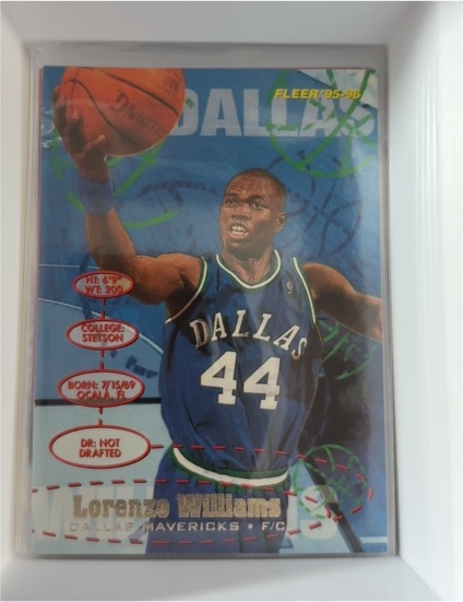 1995-96 Fleer #40 Lorenzo Williams — front