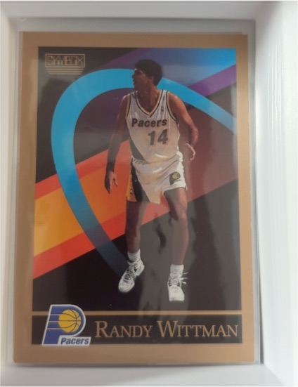 1990-91 SkyBox #389 Randy Wittman Indiana Pacers — front