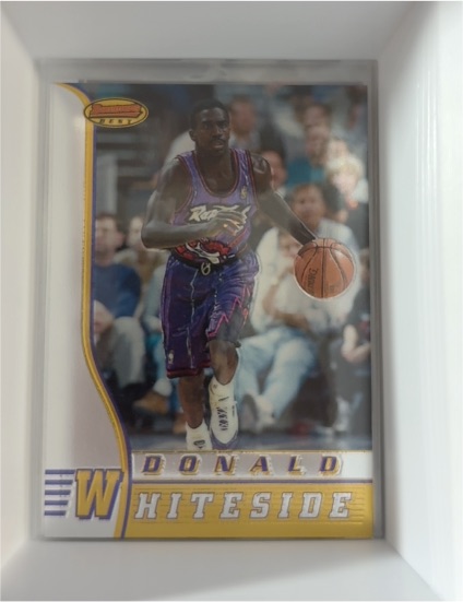 1996-97 Bowman's Best #R16 Donald Whiteside — front