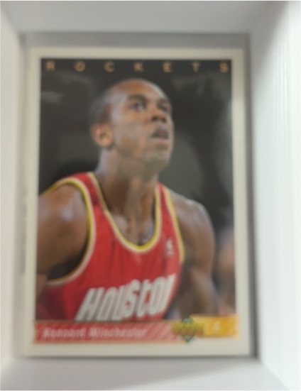 1992-93 Upper Deck #412 Kennard Winchester Houston Rockets — front