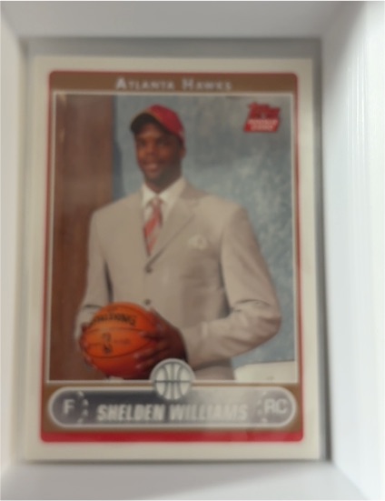 2006-07 Topps #218B Shelden Williams Draft RC Atlanta Hawks — front