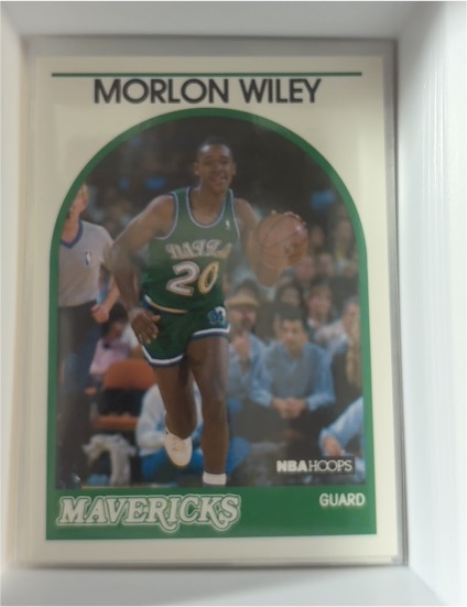 1989-90 Hoops #247 Morlon Wiley — front