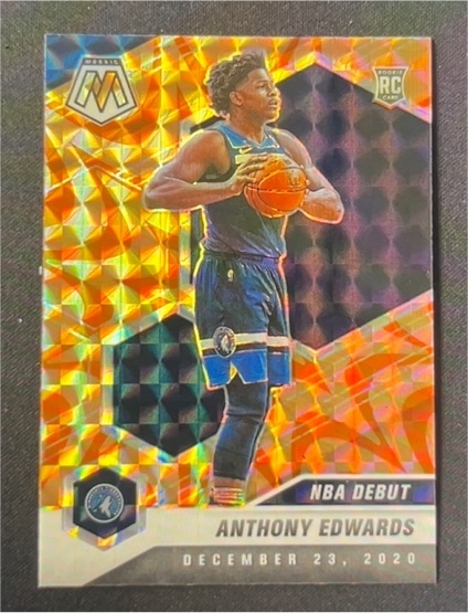 2020-21 Panini Mosaic NBA Debut #261 Anthony Edwards — front