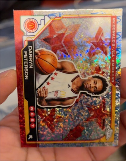 2025 Topps Chrome McDonald's All American #50 Darryn Peterson — front