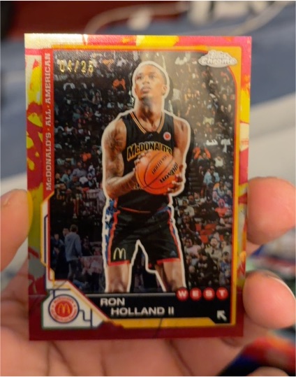 2025 Topps Chrome McDonald's All American #88 Ron Holland II — front