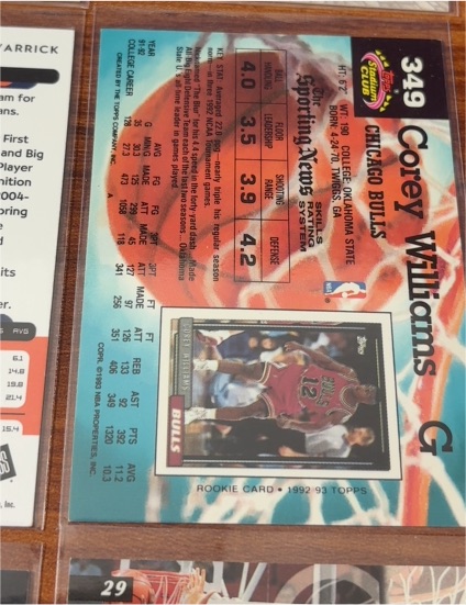 1992-93 Topps #349 Corey Williams — front