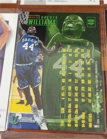 1994-95 Upper Deck #73 Lorenzo Williams — front