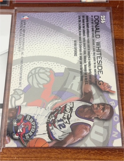 1996-97 Bowman's Best #R16 Donald Whiteside Rookie Card — front