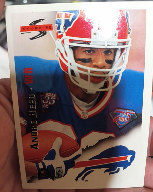 1995 Score #16 Andre Reed — front