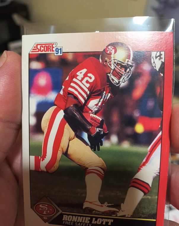 1991 Score #200 Ronnie Lott — front