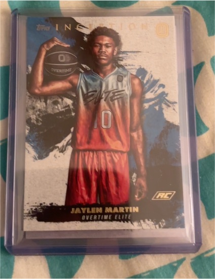 2021-22 Topps Inception Overtime Elite Jaylen Martin Rookie — front