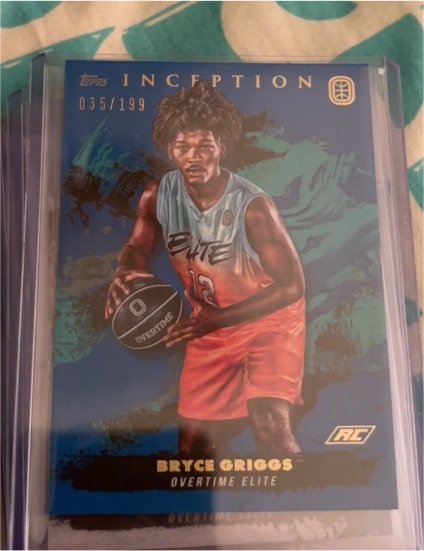 2021 Topps Inception Overtime Elite #35 Bryce Griggs — front