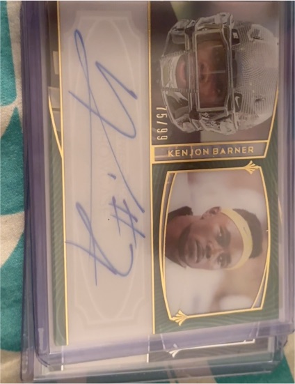 2013 Press Pass Showcase #SC-KB Kenjon Barner — front