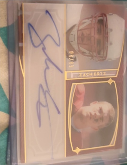 2013 Press Pass Showcase Gold Autograph #ZE Zach Ertz — front