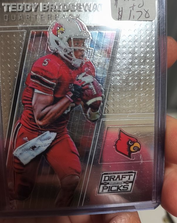 2015 Panini Prizm Draft Picks #94 Teddy Bridgewater Louisville Cardinals — front