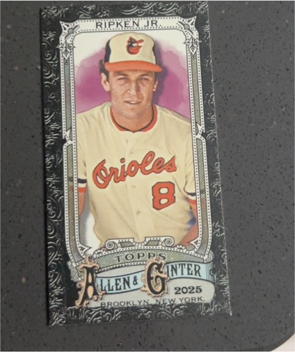 2025 Topps Allen & Ginter #26 Cal Ripken Jr. — front