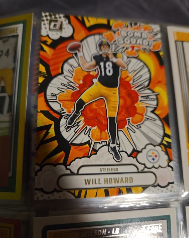 2025 Donruss #BS-WHD Will Howard Bomb Squad — front