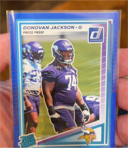 2025 Donruss #381 Donovan Jackson — front