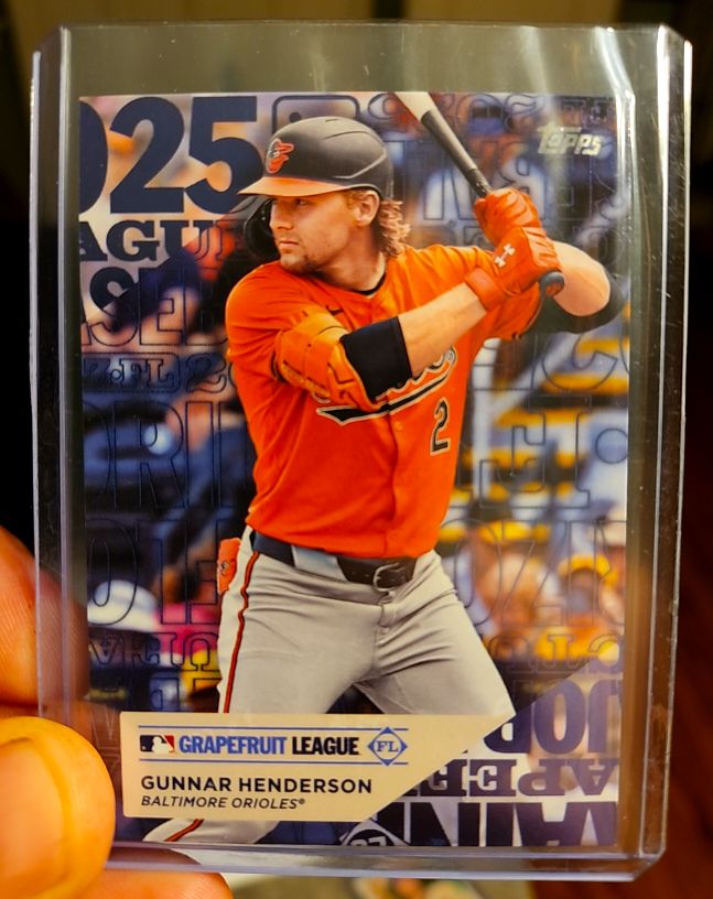 2025 Topps Series 1 Grapefruit League #TG-12 Gunnar Henderson — front