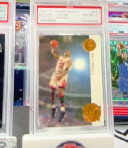 1994 Upper Deck SP Championship Playoff Heroes #2 Michael Jordan — front