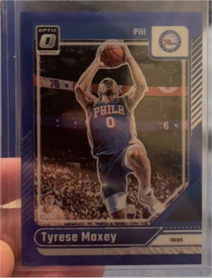 2024-25 Donruss Optic #135 Tyrese Maxey — front