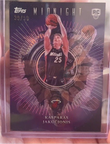2025-26 Topps Midnight #IN-21 Kasparas Jakucionis — front
