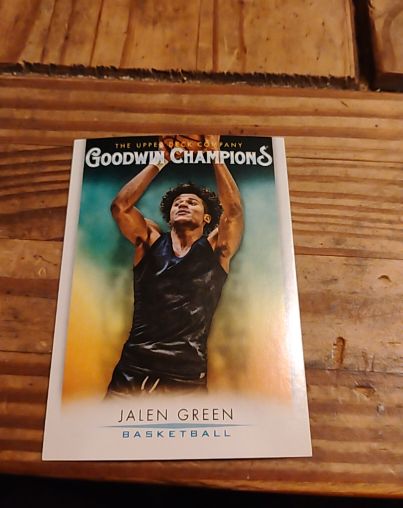 2021 Upper Deck Goodwin Champions #60 Jalen Green — front