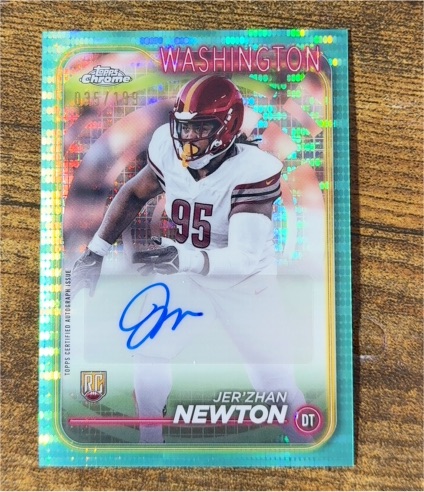2024 Topps Chrome #233 Jer'Zhan Newton — front