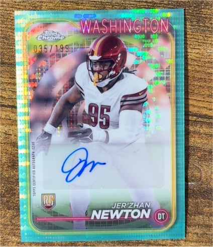 2024 Topps Chrome #233 Jer'Zhan Newton — front