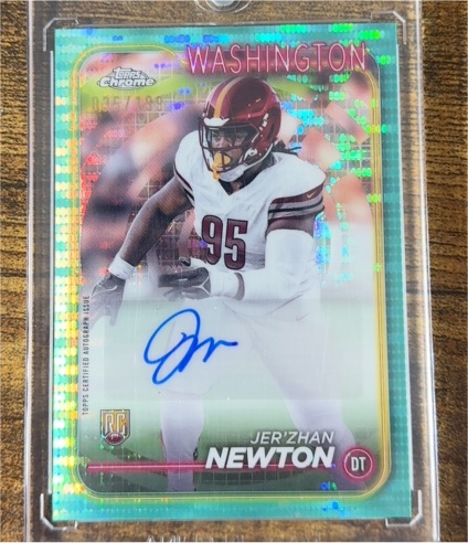 2024 Topps Chrome #233 Jer'Zhan Newton — front