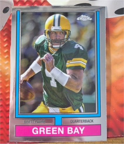 2024 Topps Chrome 1974 Throwback #74TF-17 Brett Favre — front