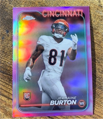 2024 Topps Chrome #240 Jermaine Burton — front