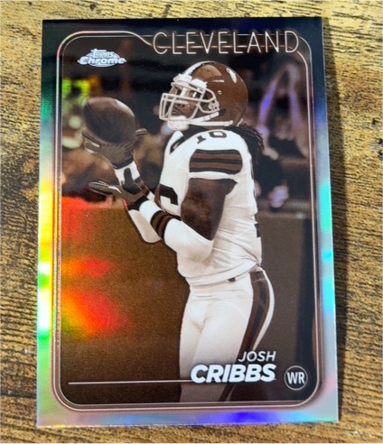 2024 Topps Chrome #33 Josh Cribbs — front