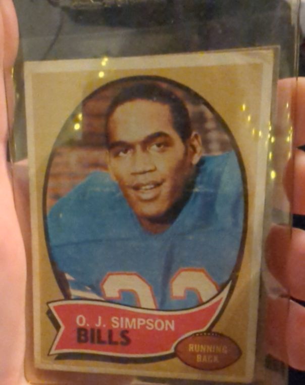 1970 Topps #90 O.J. Simpson — front