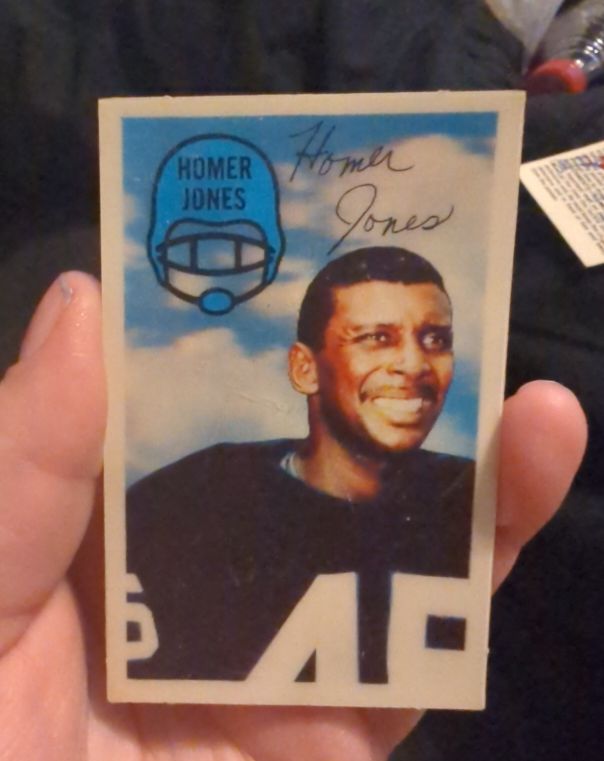1970 Kellogg's 3-D Super Stars #52 Homer Jones — front