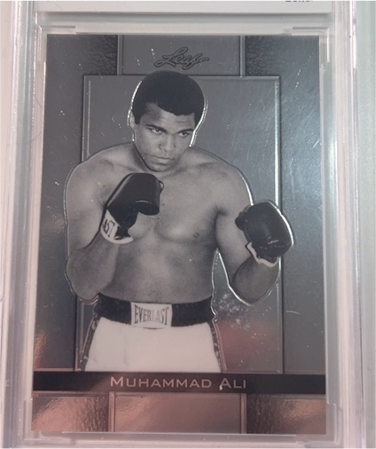 2010 Leaf Metal Muhammad Ali OVERSIZE PROOF #12 — front