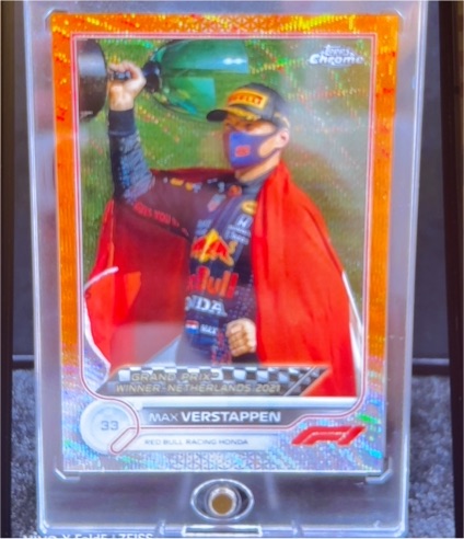 2022 Topps Chrome Formula 1 #163 Max Verstappen — front