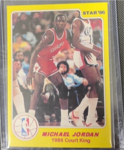 1986 Star Court Kings #18 Michael Jordan — front