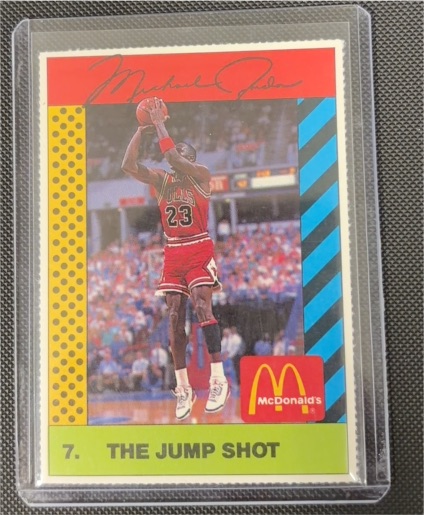 1990 McDonald's #7 Michael Jordan The Jump Shot — front