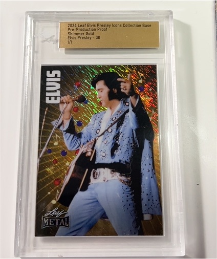 2024 Leaf Elvis Presley Icons Collection #30 Elvis Presley — front