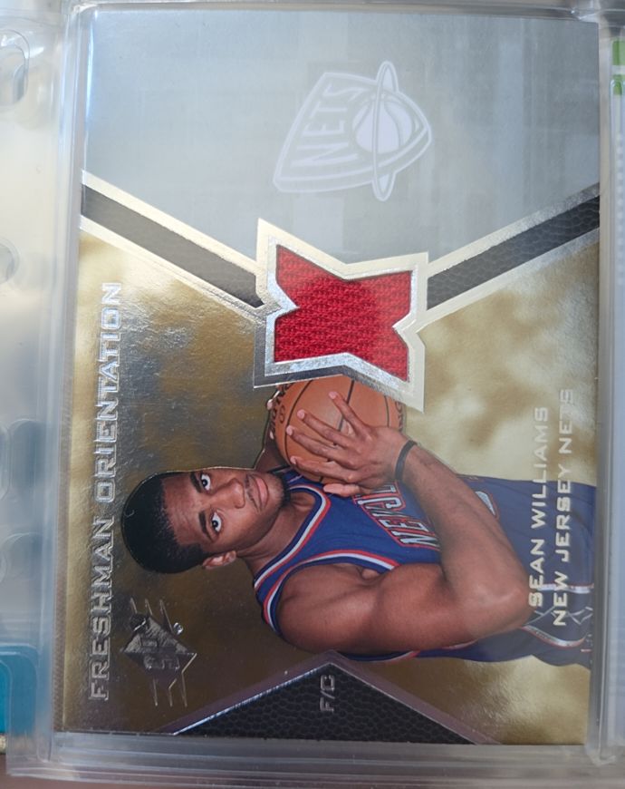 2007-08 Upper Deck SPx Freshman Orientation #FO-SW Sean Williams Jersey — front