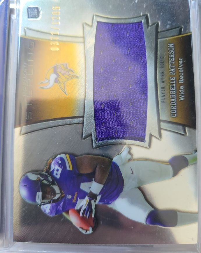 2013 Bowman Sterling #BSJRR-CP Cordarrelle Patterson — front