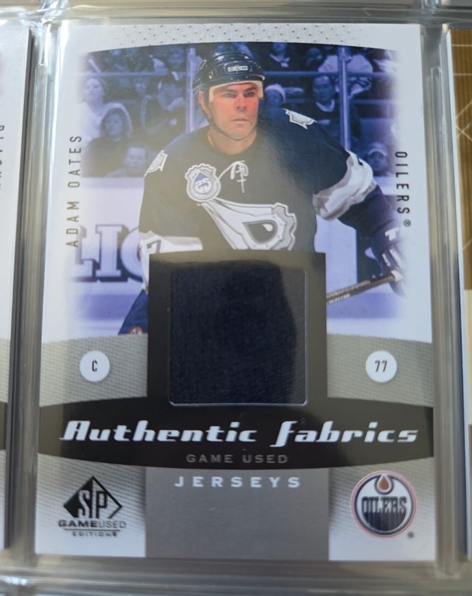 2010-11 SP Game Used Edition Authentic Fabrics #AF-OA Adam Oates — front