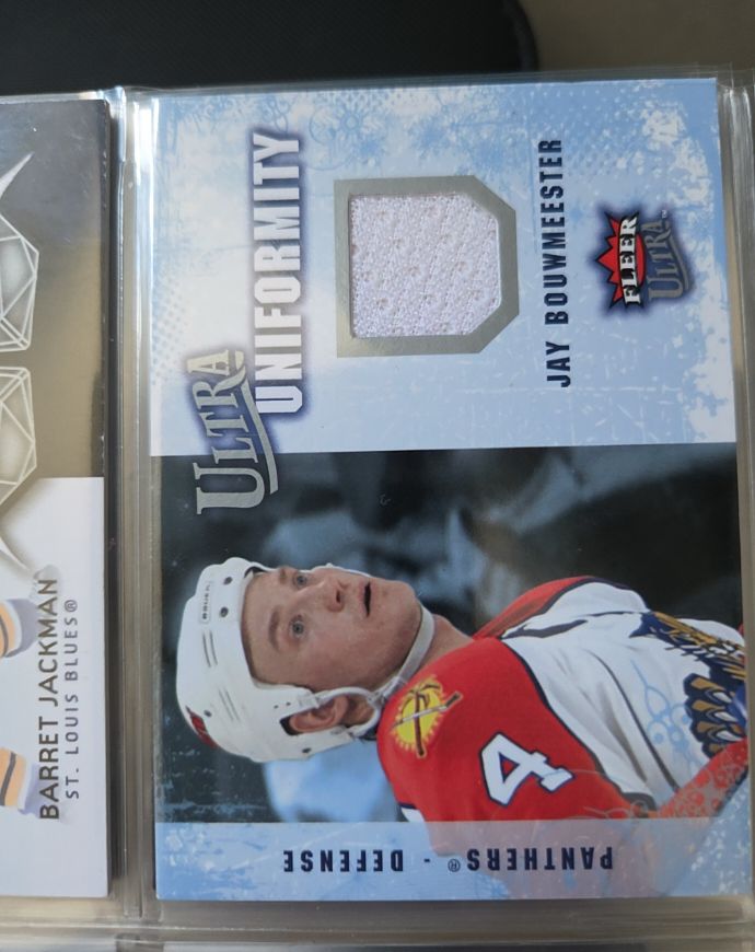 2008-09 Fleer Ultra #UA-JB Jay Bouwmeester — front