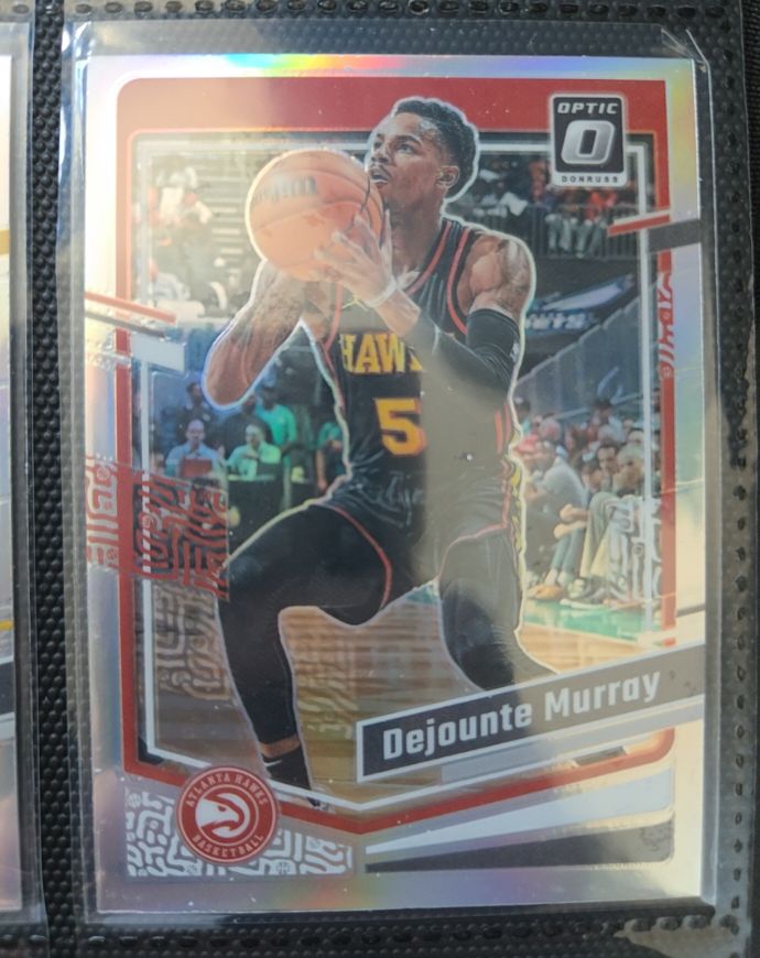 2023-24 Panini Donruss Optic #14 Dejounte Murray — front
